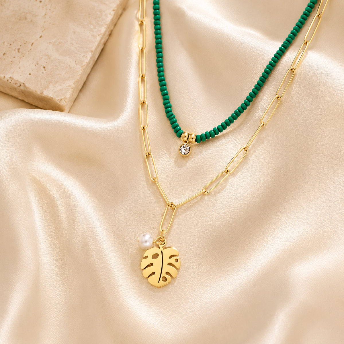 Tropical Pearl Necklace