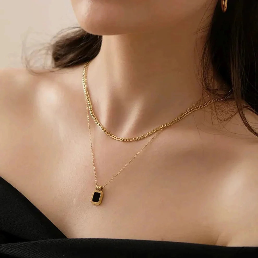 Midnight Luxe Layered Necklace