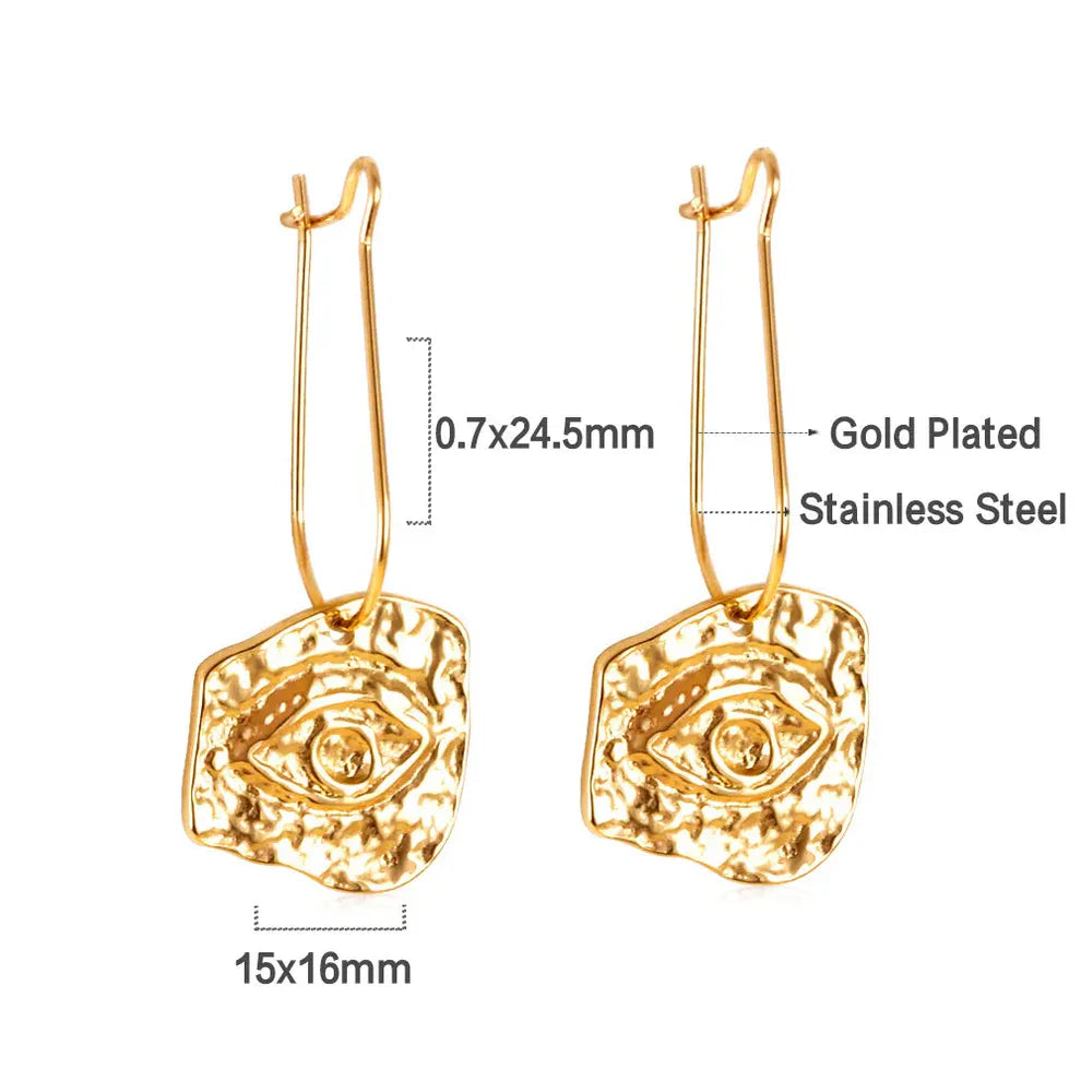 Golden Gaze Earrings