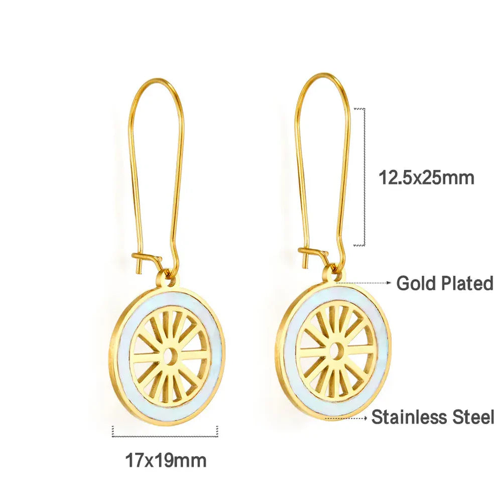 Ivory Halo Earrings