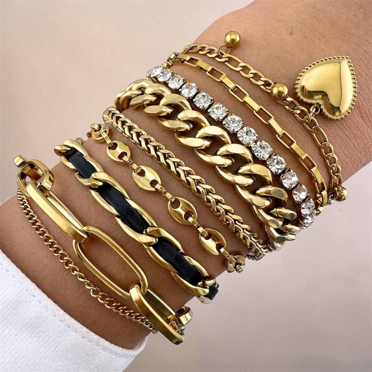 Midnight Luxe Chain Bracelet