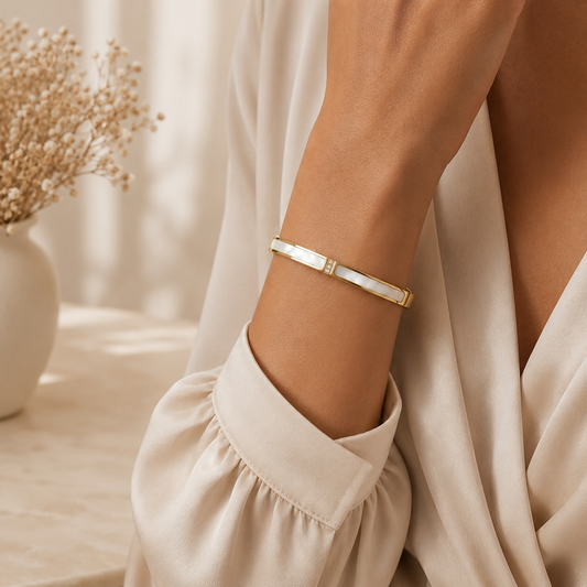 Ivory Radiance Bangle