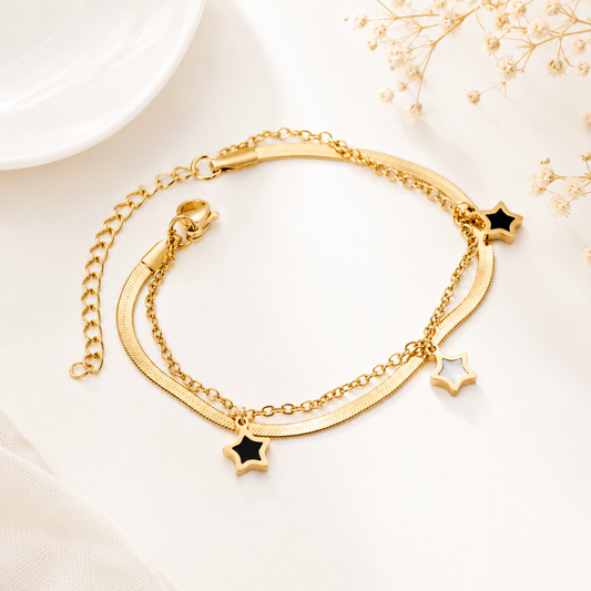 Midnight Star Charm Bracelet