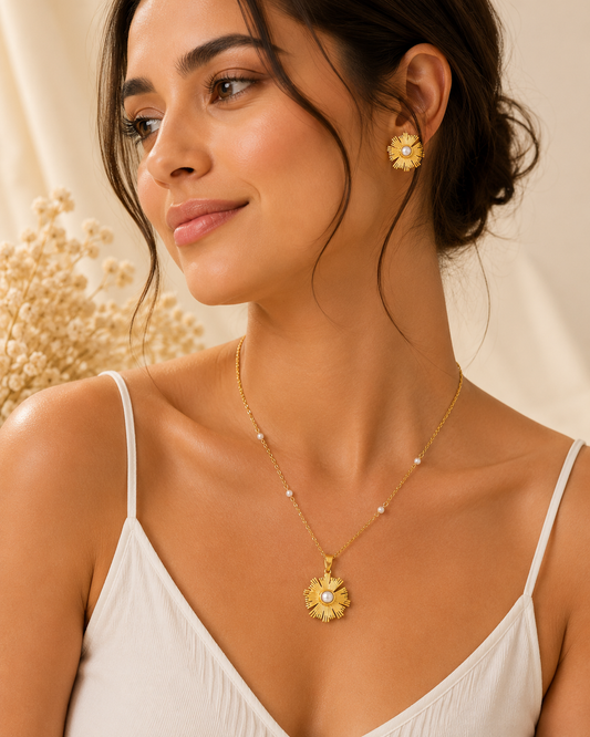 Golden Dawn Necklace Set