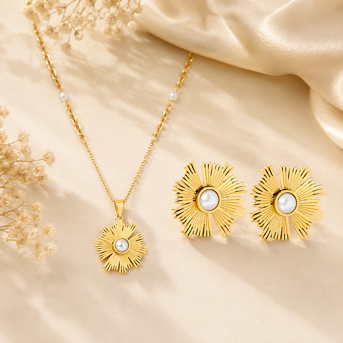 Golden Dawn Necklace Set